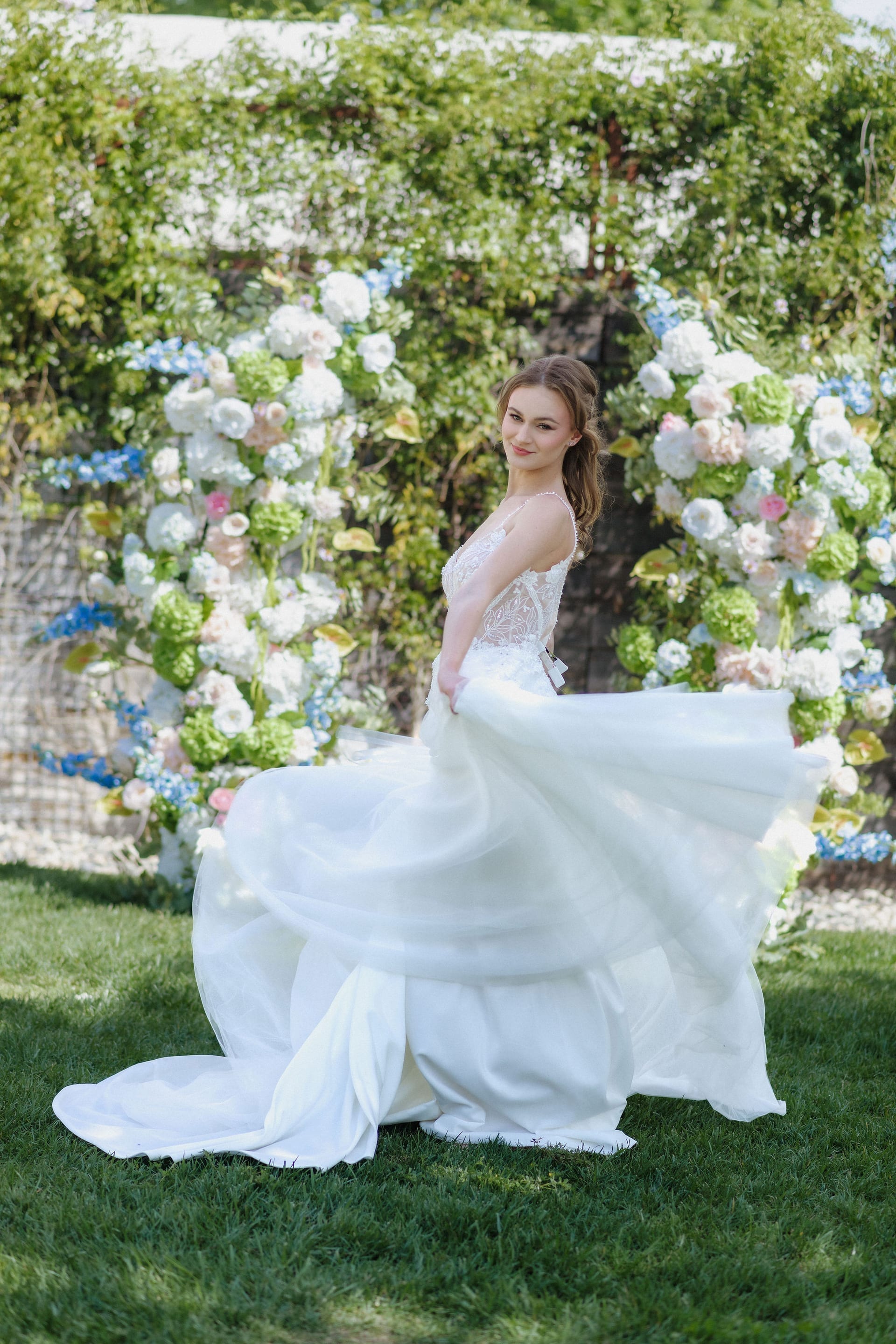 Bride ready for her wedding day